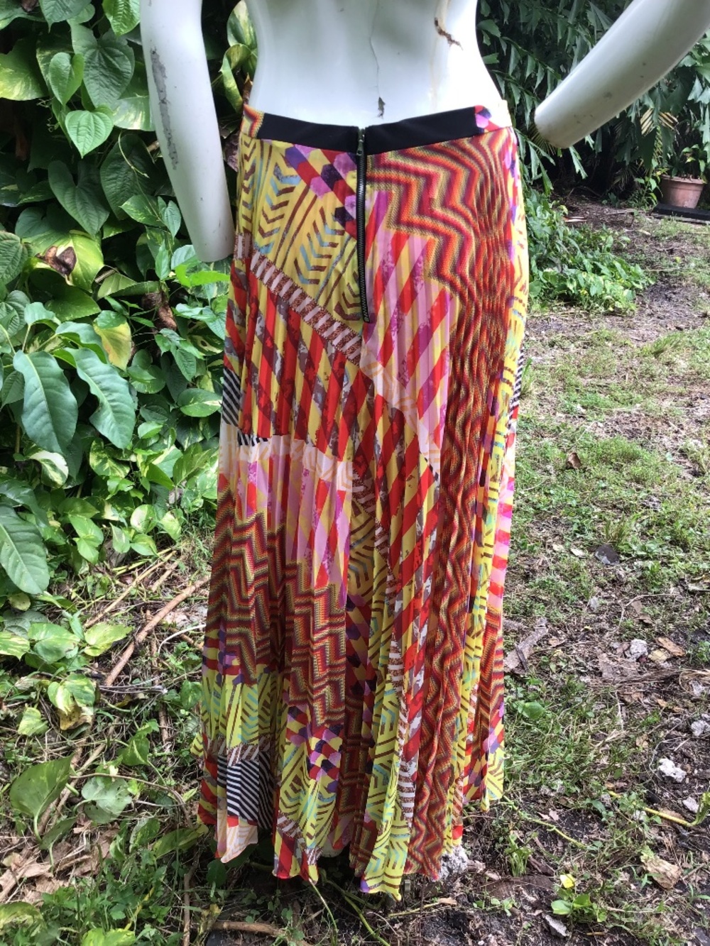 Vintage Alexis silk maxi skirt with silk underskirt - Picture 7 of 8